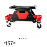 New Creeper Rolling Mechanic Stool,300 LBS