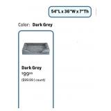 Orthopedic Pet Sofa Bed w/ Non-Slip Bottom, Dark