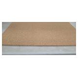 NEW 24" x 36" x 1/4" Th Cork Sheet Only, 100%