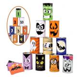 Halloween Carnival Can Bean Bag Toss Games for