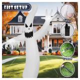 8 FT Tall  Inflatable Ghost   Scary Ghost with