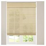 Bamboo Roman Shade Blind, 34" W x 64" H, Ceylon