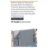 (New) Twin Size Mattress Bag For Moving & Storage