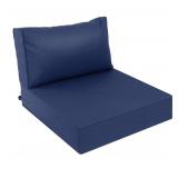 New Outdoor Deep Seat Cushions,   Navy Blue24"