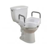 New Drive Medical 2-in-1 Raised Toilet Seat with