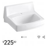 New Kohler Wall Mount Single Bowl Bathroom Sink
