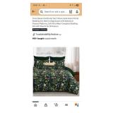 7 Pc Queen Size Bed in a Bag, Dark Green