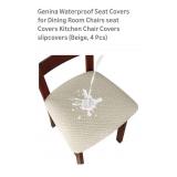 (4) Dining Chair Seat Covers