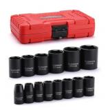 New CASOMAN 14 Pieces 1/2-Inch Drive Shallow