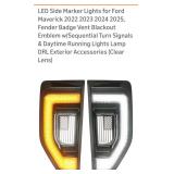 2022-2025 Ford Maverick Side Marker Lights with