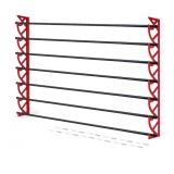 New  Vinyl Roll Holder with Poles, Metal Rack