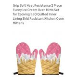 (New) Pair of Oven Mitts looks like ice cream