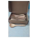 (New) 24pc    6.5" Wooden Spoons