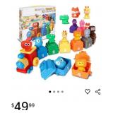 New Montessori Zoo Train Toys for 1 2 3 Years Old