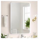 New Bathroom Mirror 24x36 Inch Over Sink White