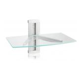 New Glass Floating Shelf TV Wall Mount with Shelf