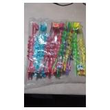 24 New  Kitty Straws Reusable with Detachable