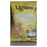 23 Bags Cheddar and Sour Cream Kettle Chips.