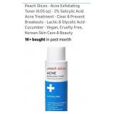 Peach Slices Acne Exfoliating Toner (4.05 oz)