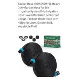 (New) 100 Ft. Flat Soaker Hose. (2) 50 ft hoses.