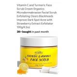 Vitamin C & Tumeric Face Scrub (4.5oz)