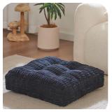 New Black Floor Pillow Cushion for Adults,