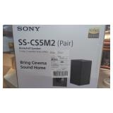 2 New Sony CS Speakers, SS-CS5M2 3-Way 3-Driver