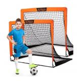 New 2 Portable Soccer Goals