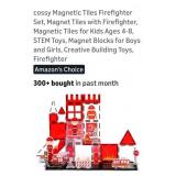 (New) 42 Pc. Magnetic Firefighter Building Tiles.