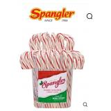 80 Spangler Large Candy Canes in Display Jar.