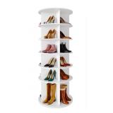 New SpaceAid Rotating Shoe Rack 6 Tier Organizer,