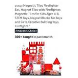 (New) 42 Pc. Magnetic Firefighter Building Tiles