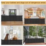 New Extra Wide Baby Gate for Large Openings, Mesh