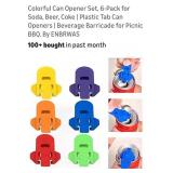( New)  6 Pack Soda Can Openers
