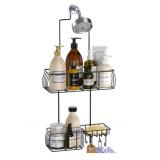 New Shower Caddy Hanging, Anti-Swing Over Head