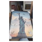 New 18" x24" Picture Frame Black Can Hang