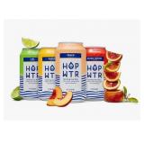 HOP WTR Sparkling Hop Water, Peach,Lime, Mango,