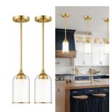 2 New Pendant Lights Vintage Hanging Lamps