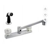New 2-Handle & Chrome Kitchen Faucet with Black