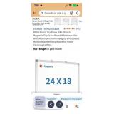 White Board Dry Erase, 24 x 18 inch Magnetic Dry