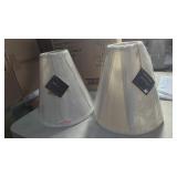 2 New Lampshades 10" Tall.