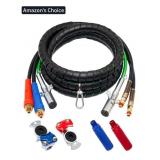 New 15FT Semi Truck Air Line Kit 3 in 1 ABS 7 Way