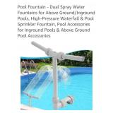 Swimming Pool Waterfall Fountain