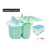 Silicone Popsicle Molds with Sticks 6 Popsicle