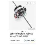 $376.  New 953A Century Fan Motor