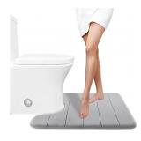 New  Memory Foam Toilet Bath Mat U-Shaped,