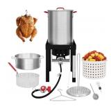 New  Propane 30 Qt. Turkey and 10 Qt. Fish Fryer