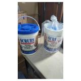 (2 ) Scrubs in a Bucket Hand Cleaner Towels.