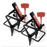 Black Mole Traps 2 Pack, Scissor Mole Trap That