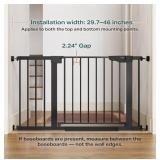 New Cumbor 29.7-46" Baby Gate for Stairs, Mom